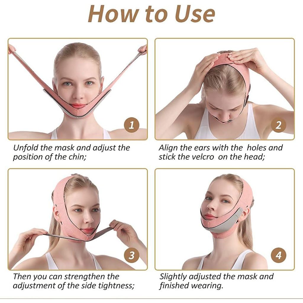 Bande de Lifting Visage - Matériau Doux & Confortable image 2