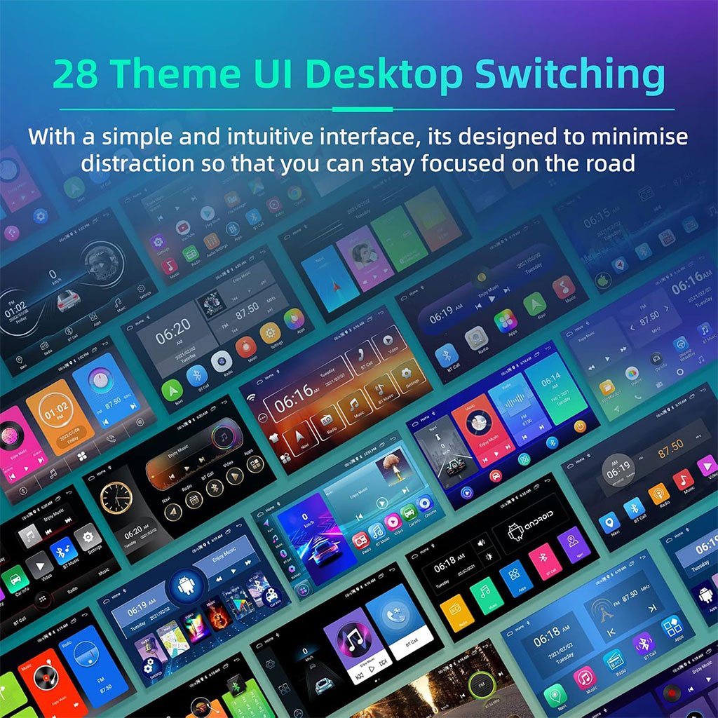 Autoradio Android 10,1 – CarPlay Apple et Android Auto Sans Fil image 1