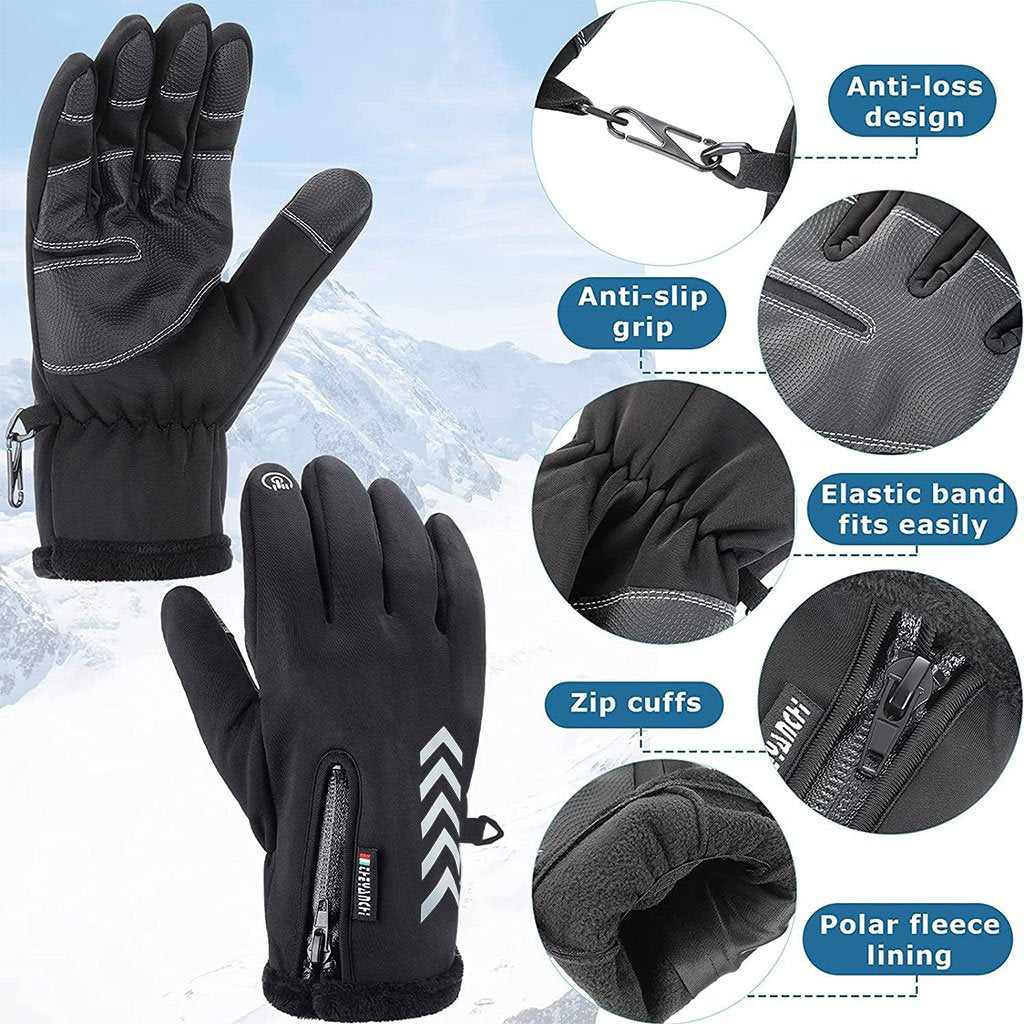 Pack d’Hiver Moto V2 – Combinaison Imperméable + Gants Thermiques + Cagoule Chaude image 2