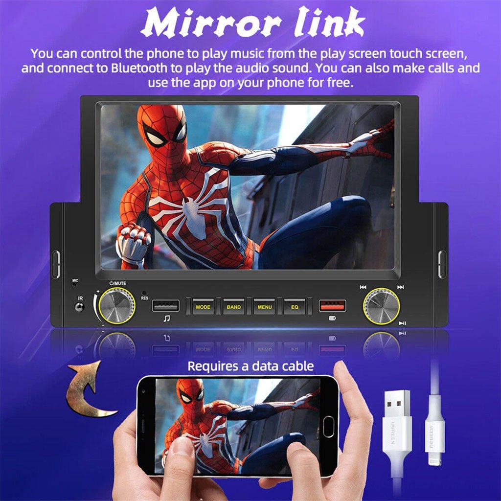 Autoradio à Écran Tactile avec Apple CarPlay, Android Auto & GPS Intégré image 4