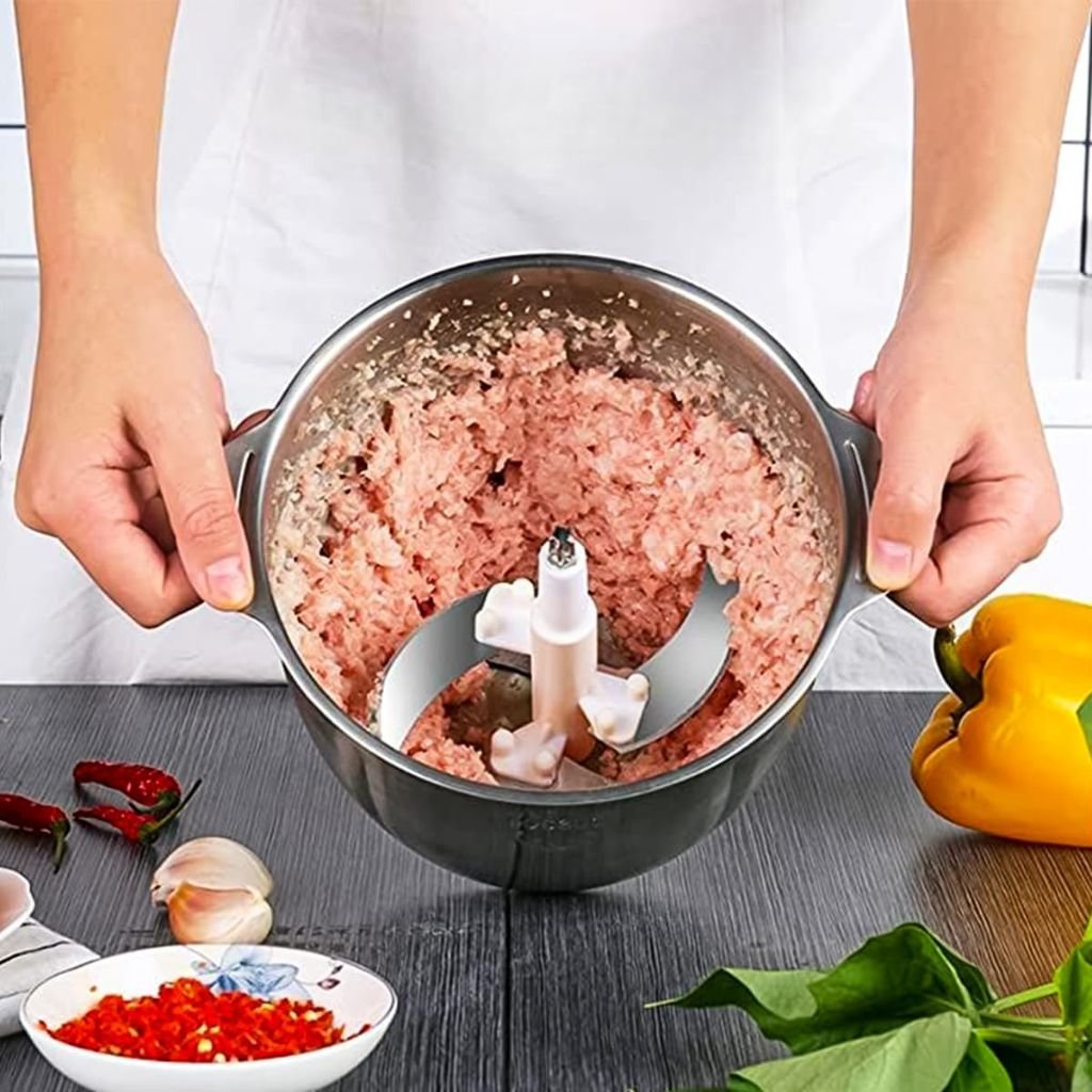 Hachoir Électrique Multifonction 400W avec Bol Inox 2L – Puissance, Précision image 3