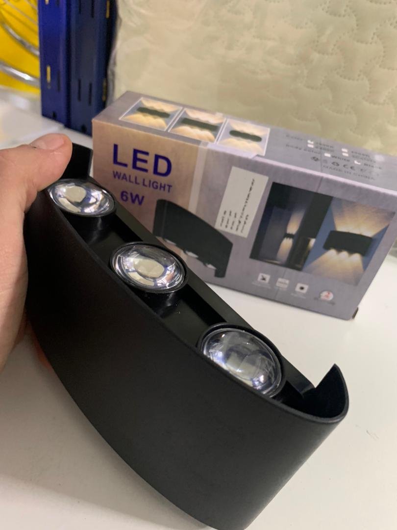 Applique Murale LED 6W Étanche 3 Lampes en PP image 3