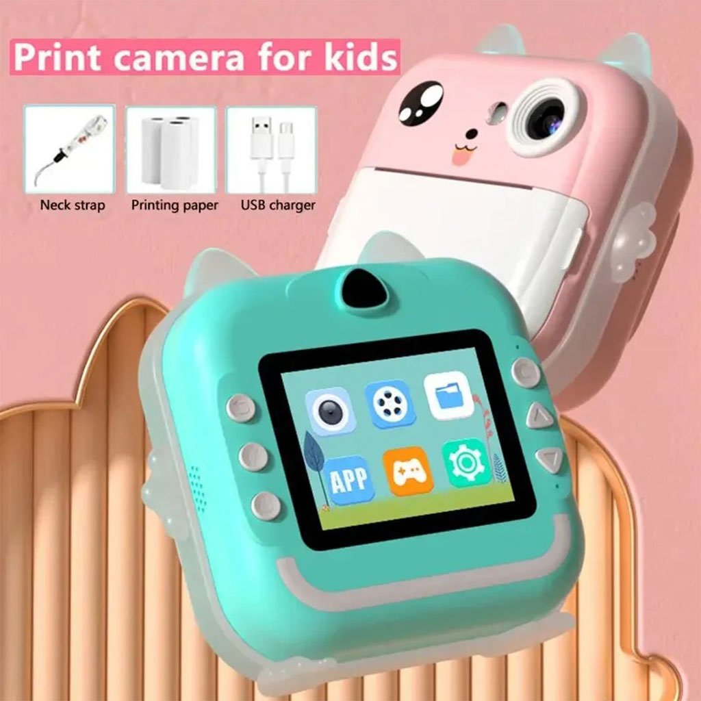 Appareil Photo Numérique HD pour Enfants avec Imprimante Thermique image 3