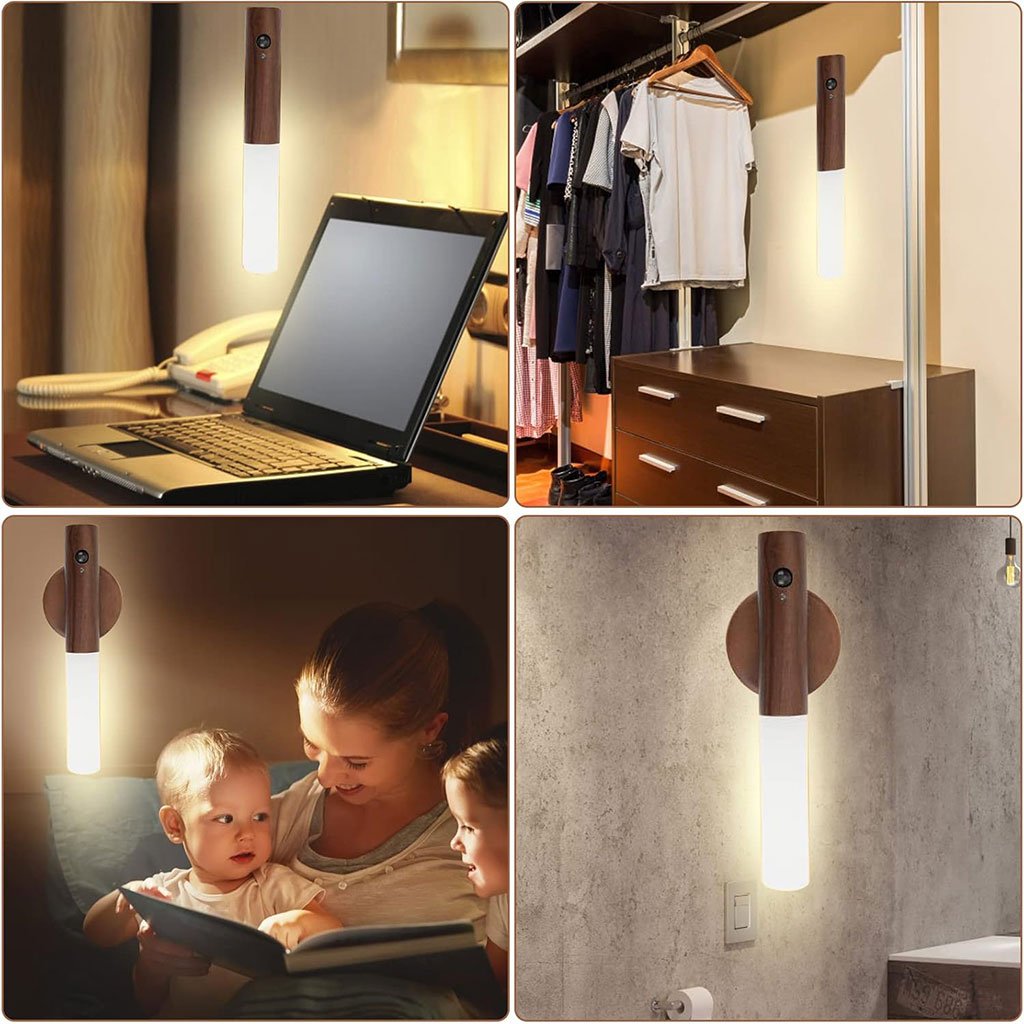 Pack 2 Appliques Murales Magnétiques à Détecteur de Mouvement – Éclairage Intelligent et Élégant image 3