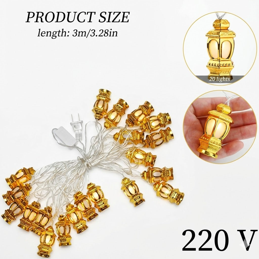 Guirlande Lumineuse Décorative à Ampoules Tour  10 / 40 LED  Ampoules