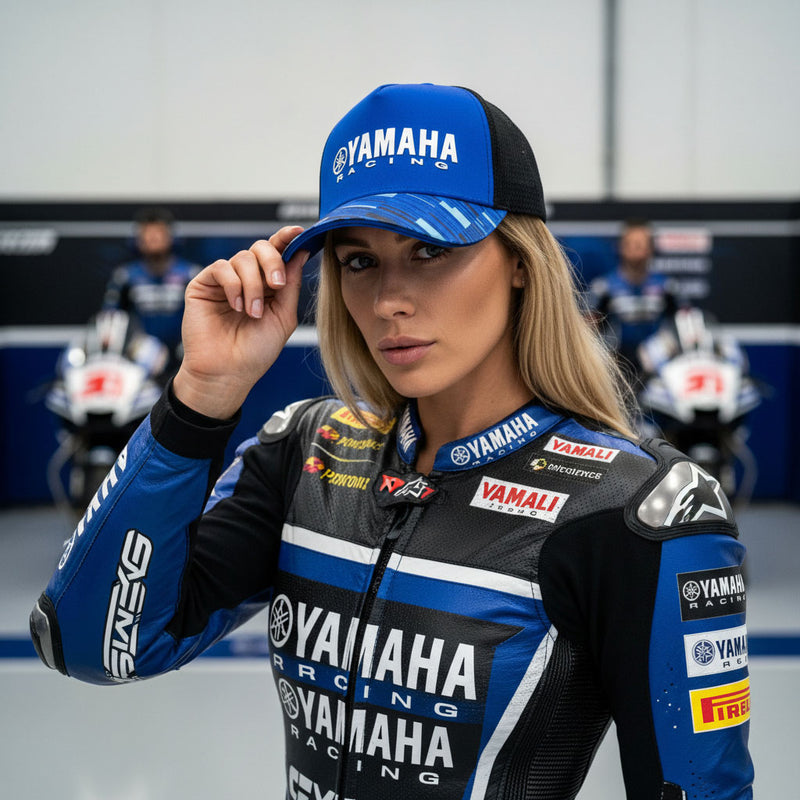 Casquette Yamaha Racing Trucker – Style Motorsport & Confort Respirant
