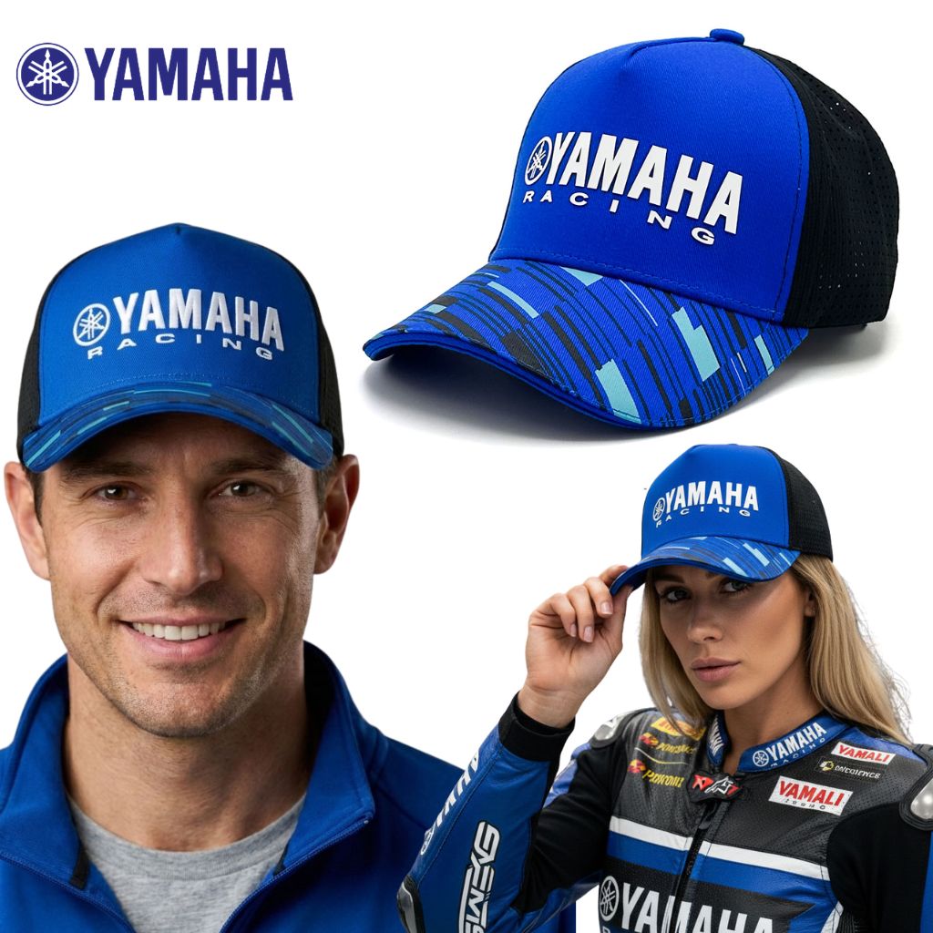 Casquette Yamaha Racing Trucker – Style Motorsport & Confort Respirant